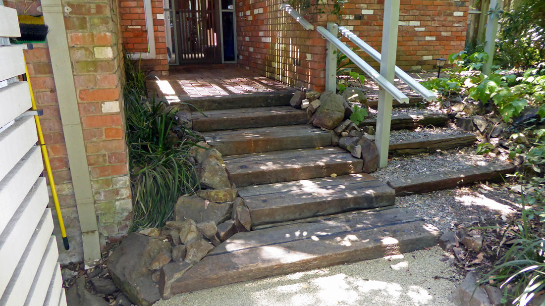 Bickleigh Vale, Abbotsley new front steps 9, Jan '19 - complete_2