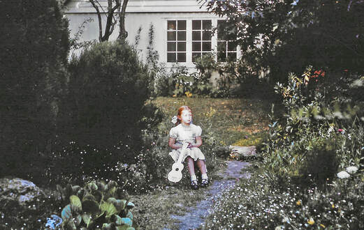 Bickleigh Vale, Lynton Lee garden, 1958